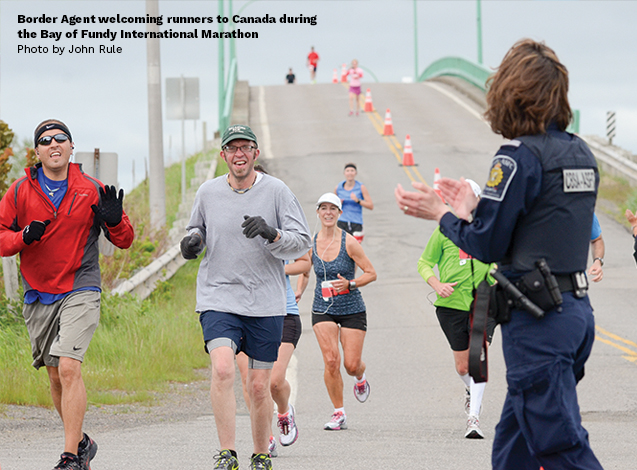 Erica Jesseman, 26, trains for marathon on Scarborough Beach in Maine