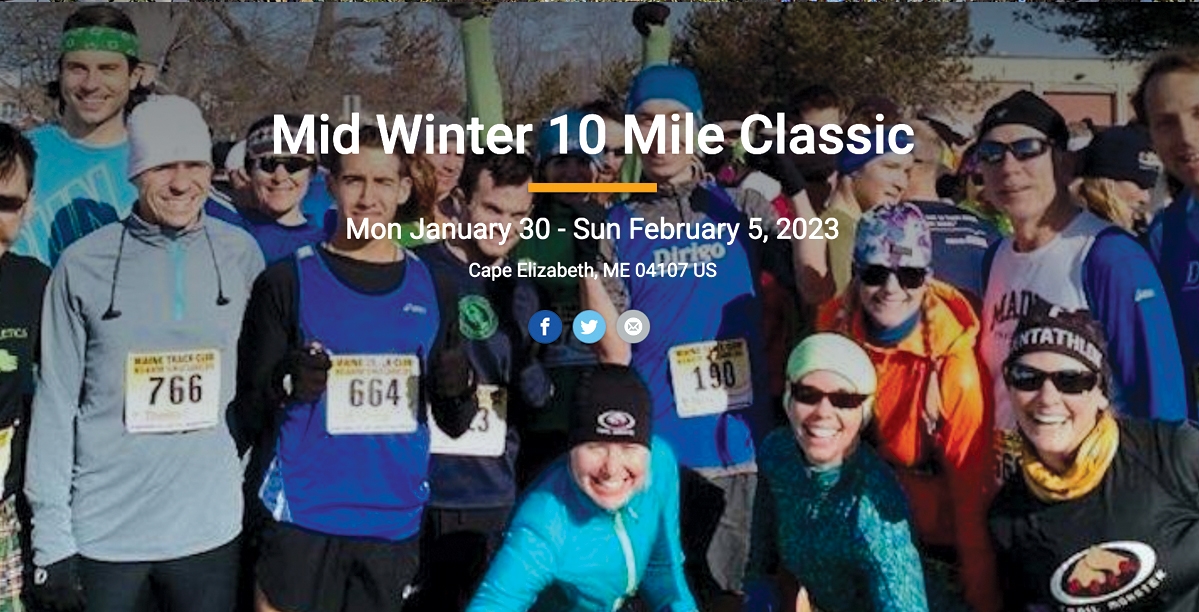 Maine Track Club Mid-Winter 10-mile Classic