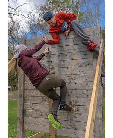 Teamwork is the key to success in the East Grand Adventure Race. Photo courtesy Dave Conley